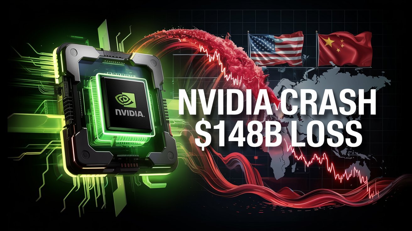 $148 Billion GONE IN A SINGLE DAY! NVIDIA FACES HUGE LOSS